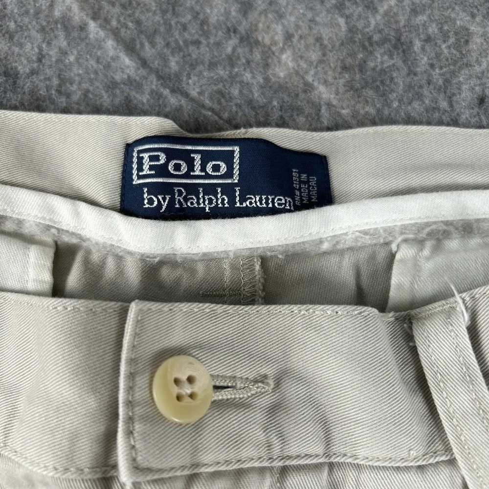 Polo Ralph Lauren Shorts‎ Mens 35 Pockets Chino Outdoors Golf Khaki